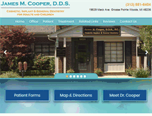Tablet Screenshot of drjamesmcooper.com
